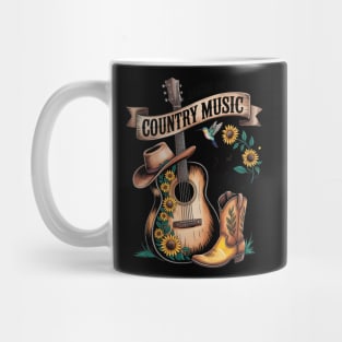 Raised On Country Music Mug